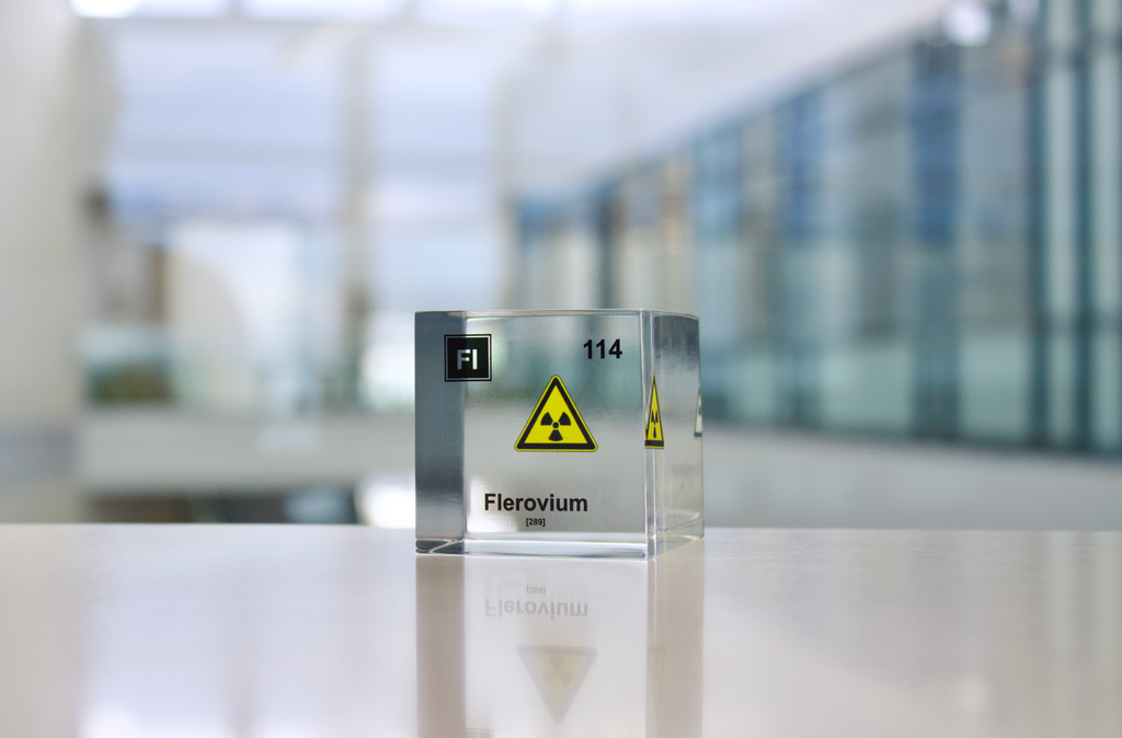 Flerovium Element Cube - 2" Acrylic Display - Atomic Number 114