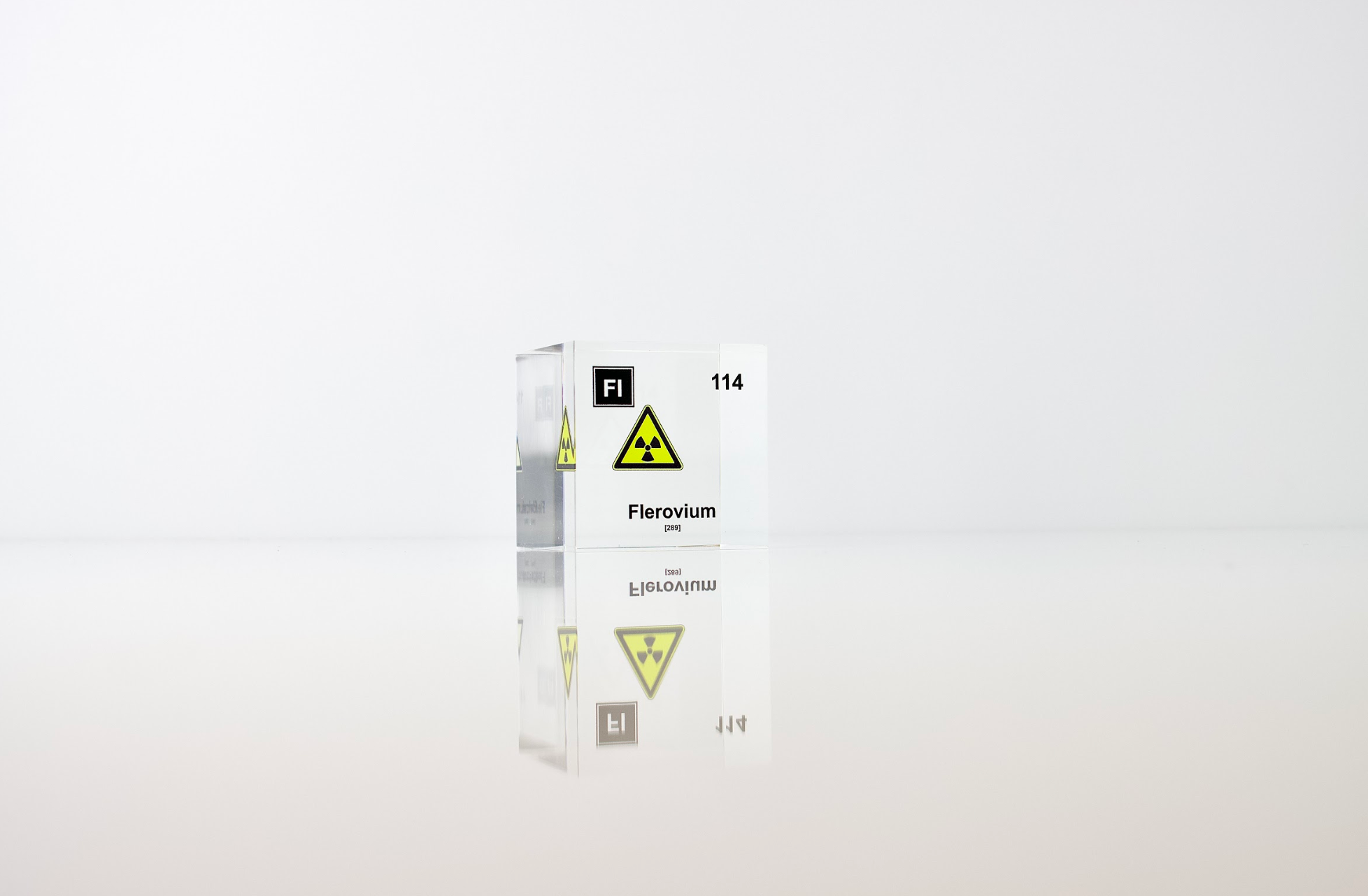 Flerovium Element Cube - 2" Acrylic Display - Atomic Number 114