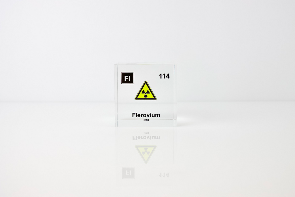 Flerovium Element Cube - 2" Acrylic Display - Atomic Number 114