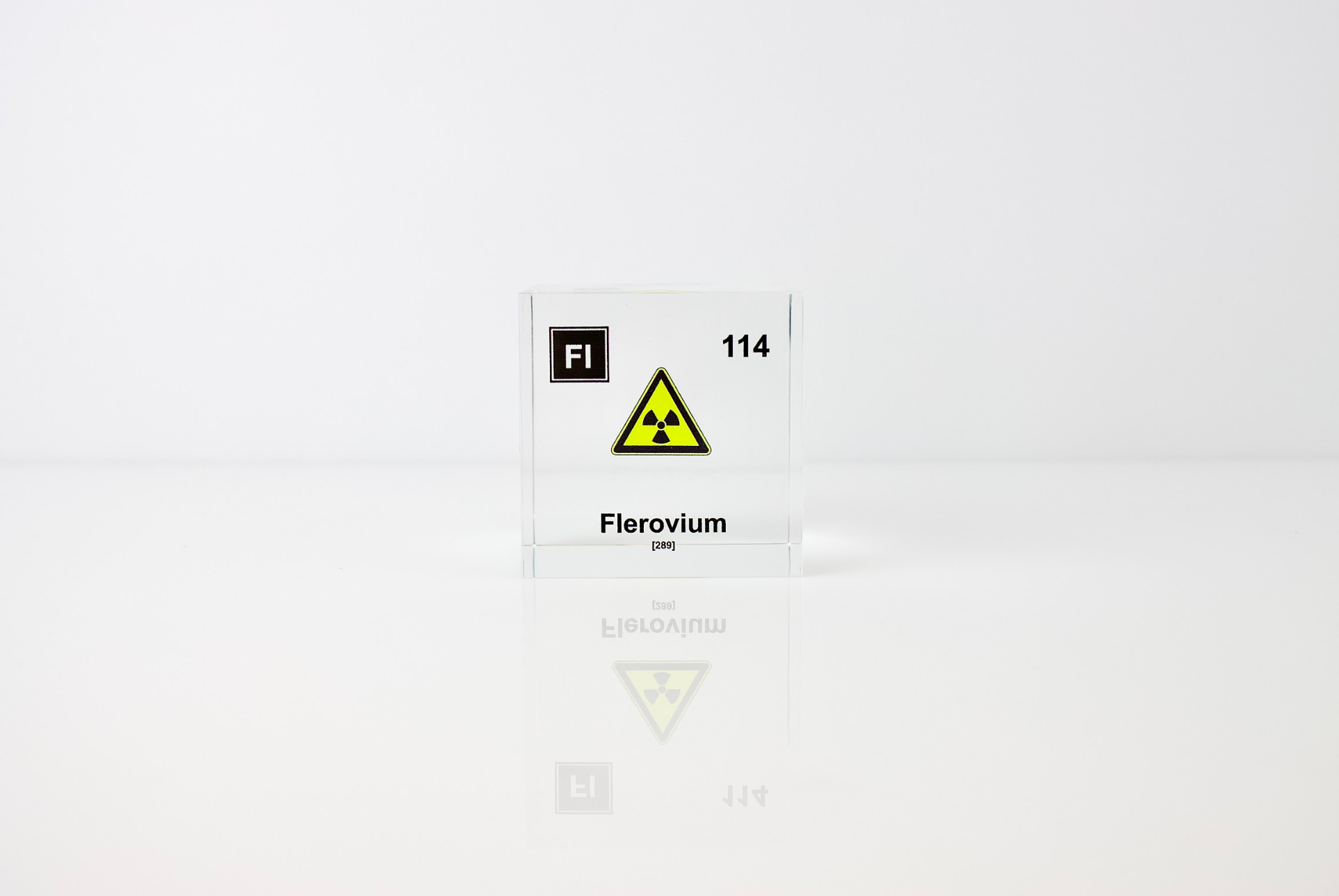 Flerovium Element Cube - 2" Acrylic Display - Atomic Number 114