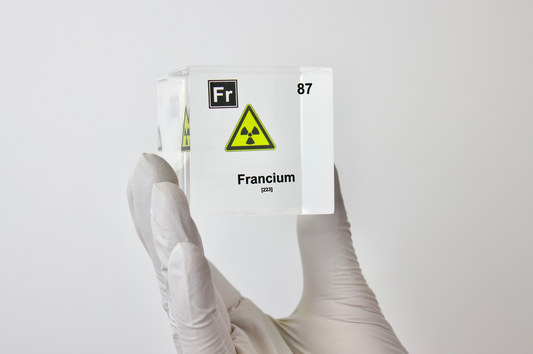 Francium Element Cube - 2" Acrylic Display - Atomic Number 87