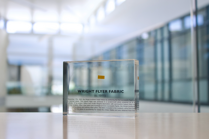 Wright Flyer Fabric Artifact Display