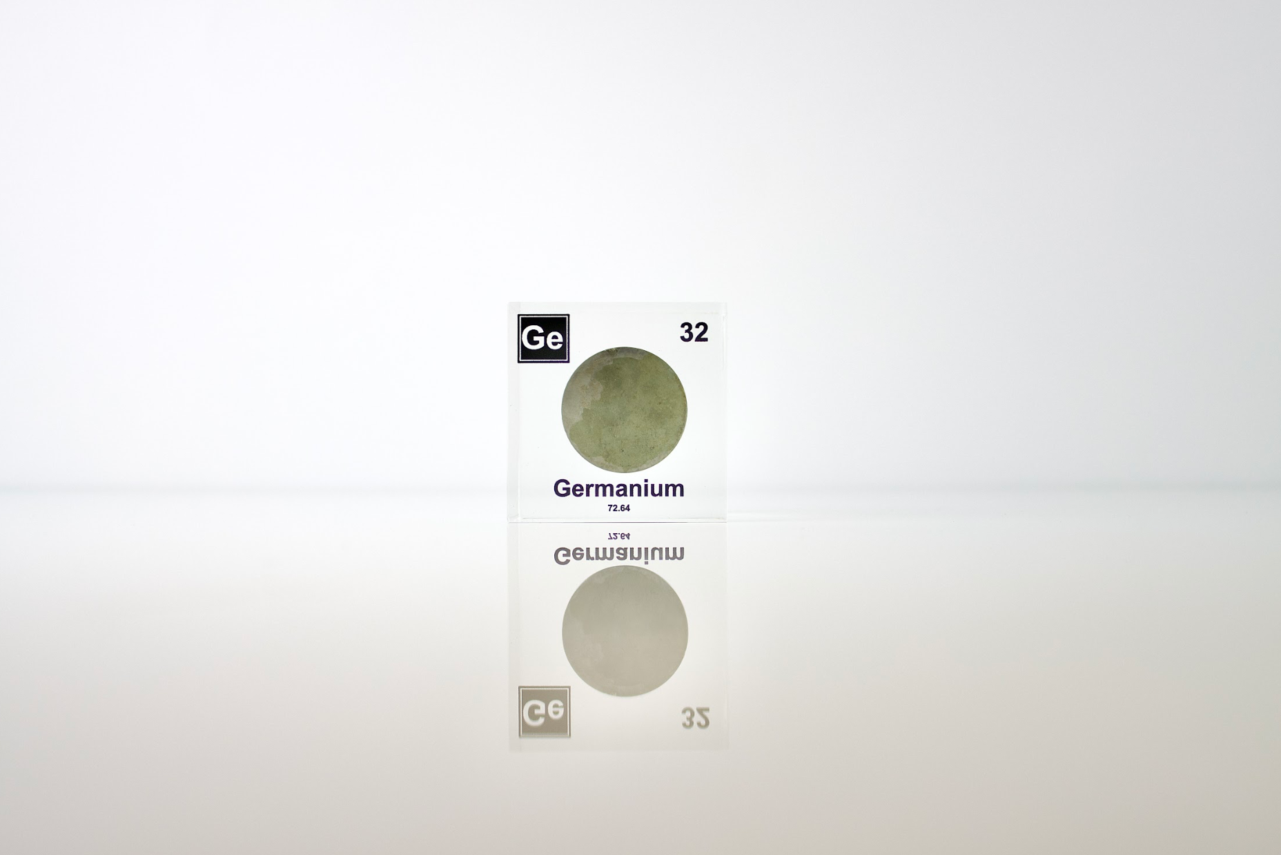 Germanium Element Cube - 2" Acrylic Display - Atomic Number 32