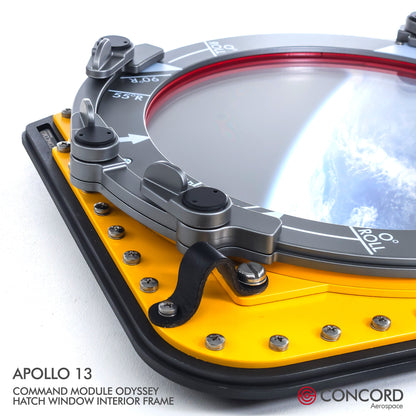 APOLLO 13 COMMAND MODULE ODYSSEY HATCH WINDOW