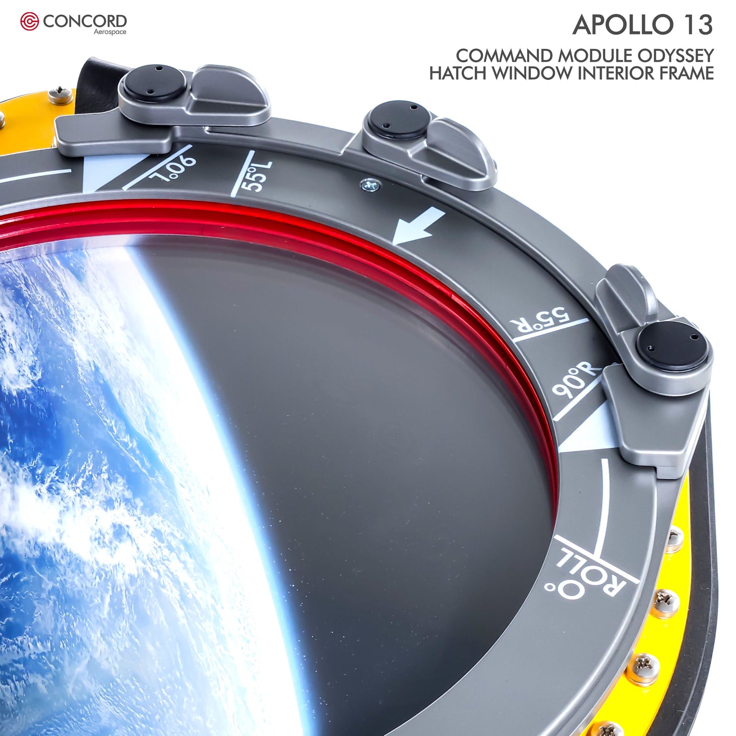 APOLLO 13 COMMAND MODULE ODYSSEY HATCH WINDOW