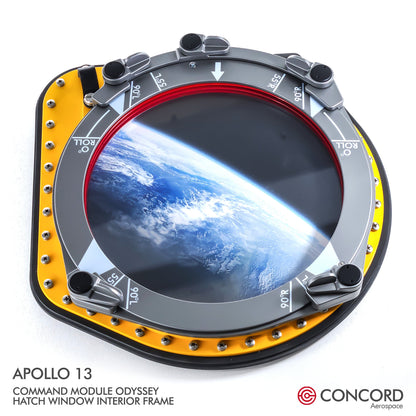APOLLO 13 COMMAND MODULE ODYSSEY HATCH WINDOW