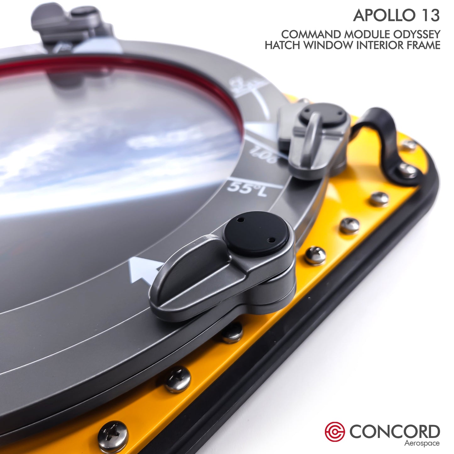 APOLLO 13 COMMAND MODULE ODYSSEY HATCH WINDOW