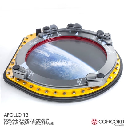 APOLLO 13 COMMAND MODULE ODYSSEY HATCH WINDOW