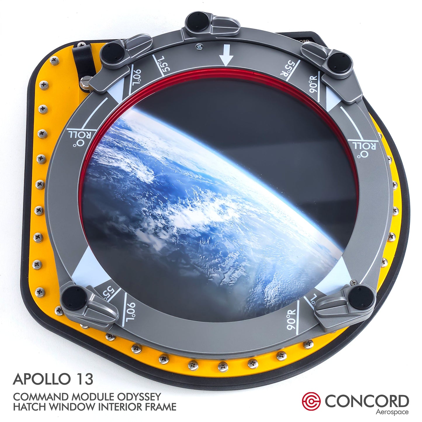 APOLLO 13 COMMAND MODULE ODYSSEY HATCH WINDOW