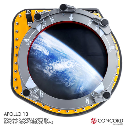 APOLLO 13 COMMAND MODULE ODYSSEY HATCH WINDOW