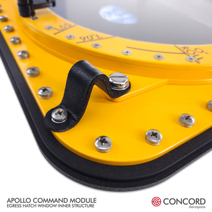 APOLLO COMMAND MODULE HATCH WINDOW - INNER STRUCTURE FRAME