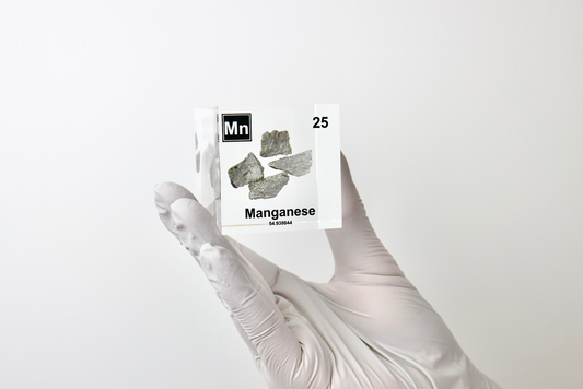 Manganese Element Cube - 2" Acrylic Display - Atomic Number 25