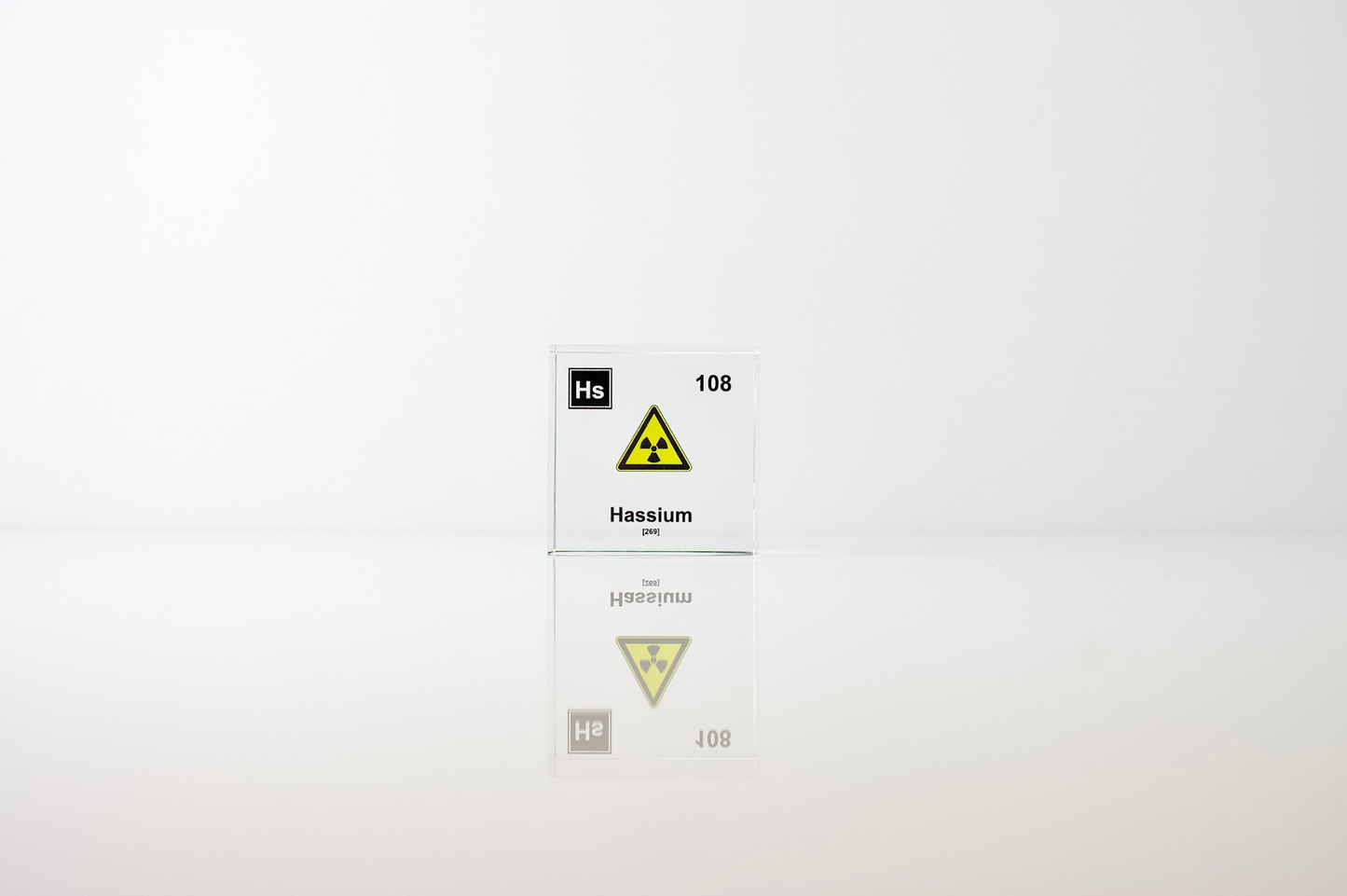 Hassium Element Cube - 2" Acrylic Display - Atomic Number 108