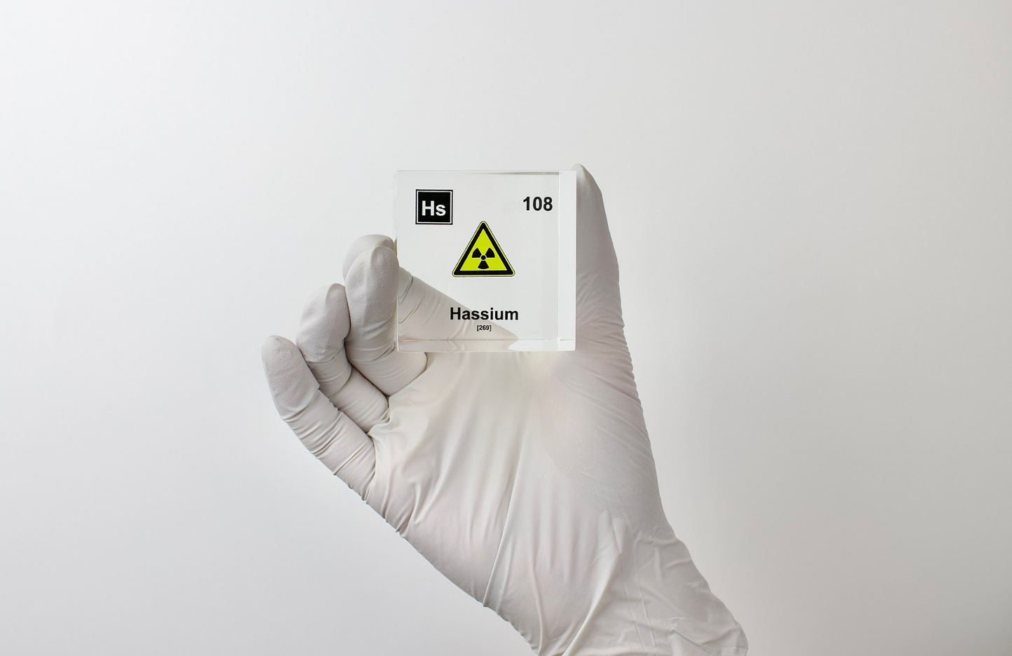 Hassium Element Cube - 2" Acrylic Display - Atomic Number 108