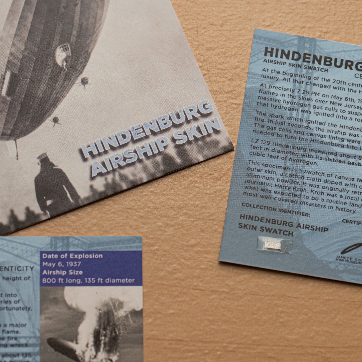 Hindenburg Airship Skin - Card Display
