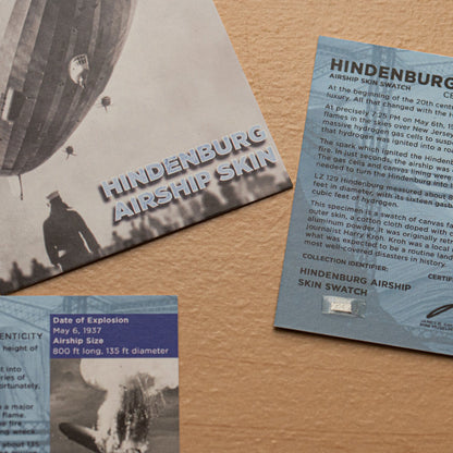 Hindenburg Airship Skin - Card Display