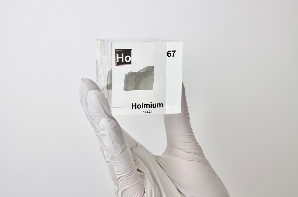 Holmium Element Cube - 2" Acrylic Display - Atomic Number 67