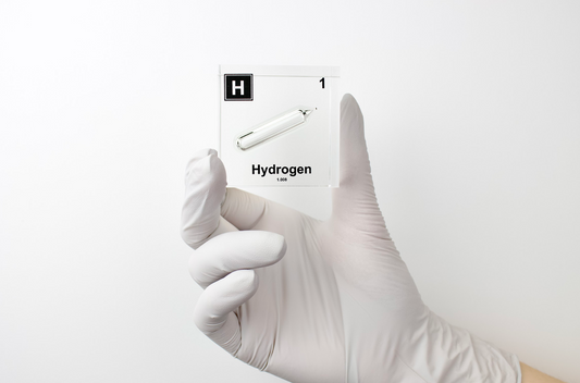 Hydrogen Element Cube - 2" Acrylic Display - Atomic Number 1