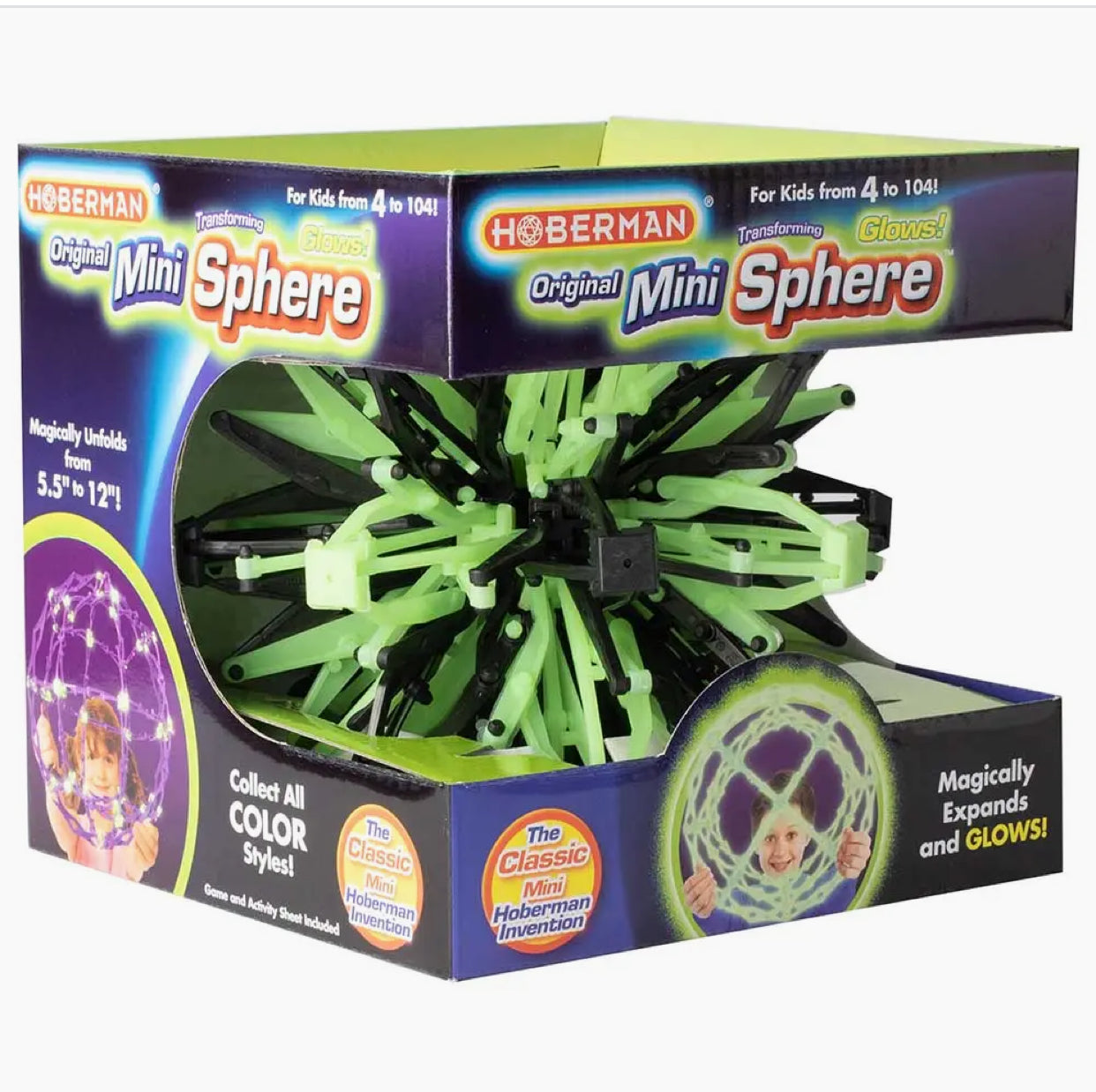 Hoberman Mini Sphere - Firefly Glow