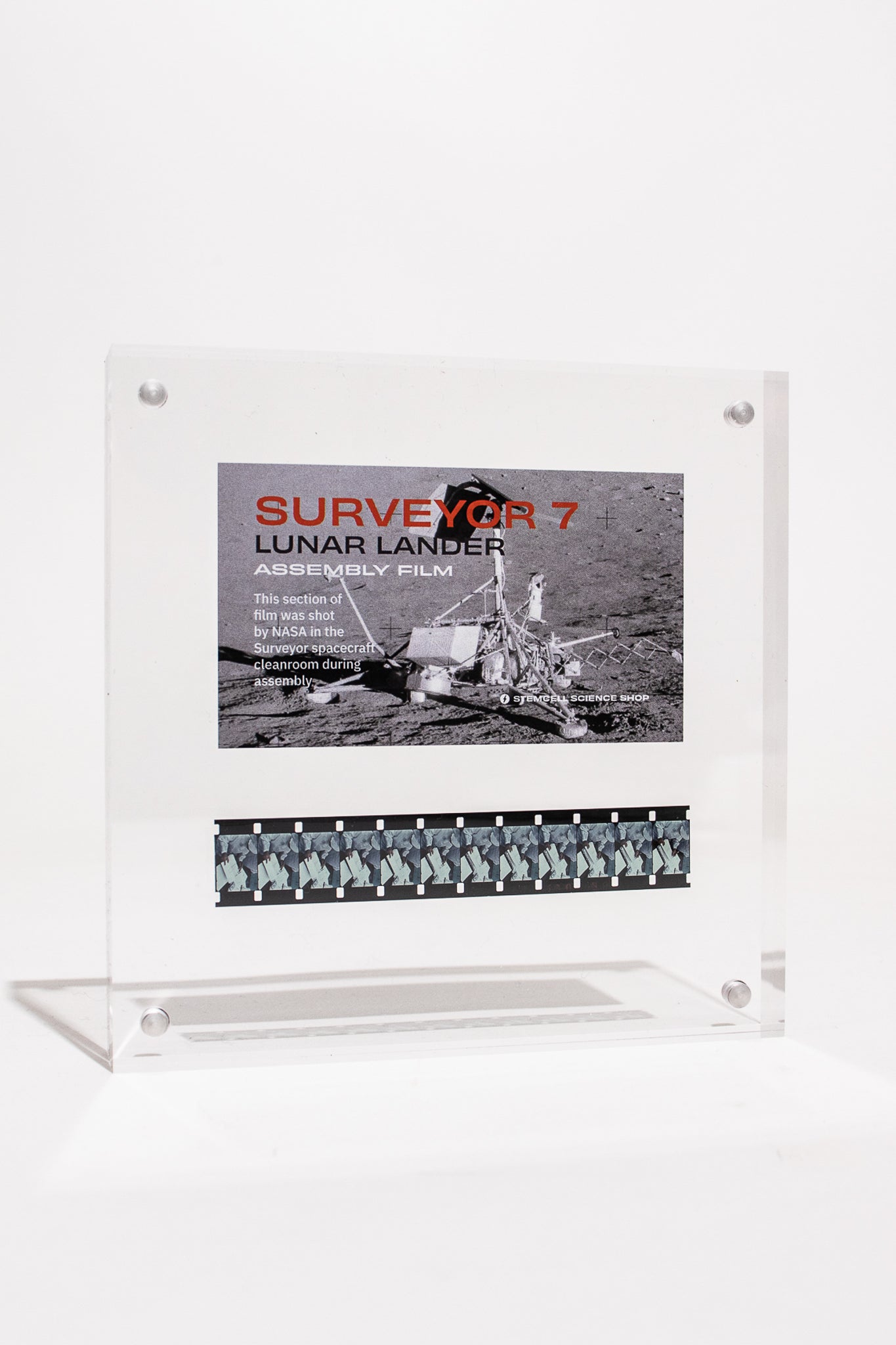 NASA Surveyor 7 Assembly Film Artifact