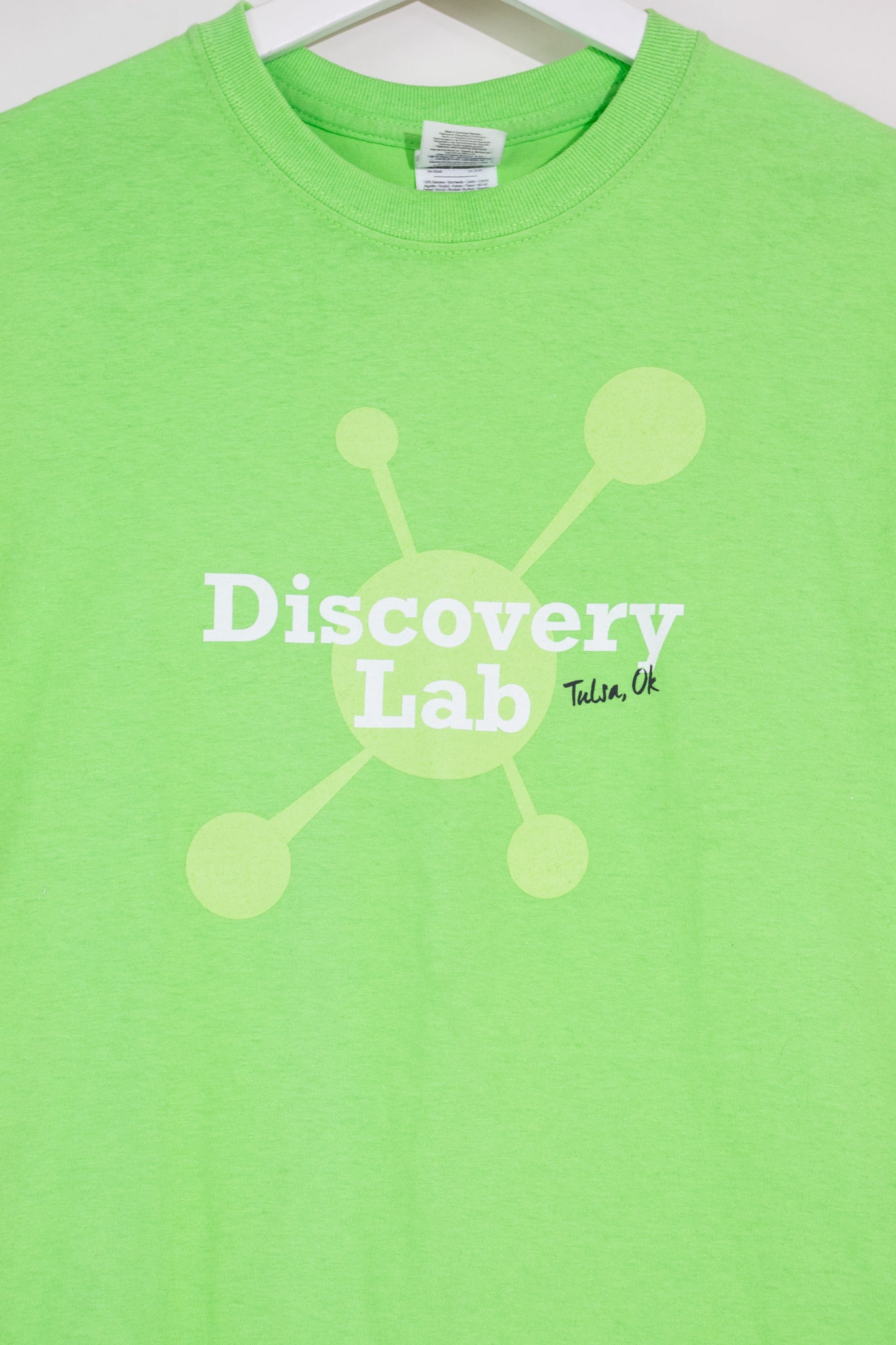 Discovery Lab Front Logo Tee - Lime - Stemcell Science Shop