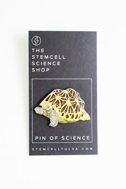 Indian Star Tortoise Enamel Pin