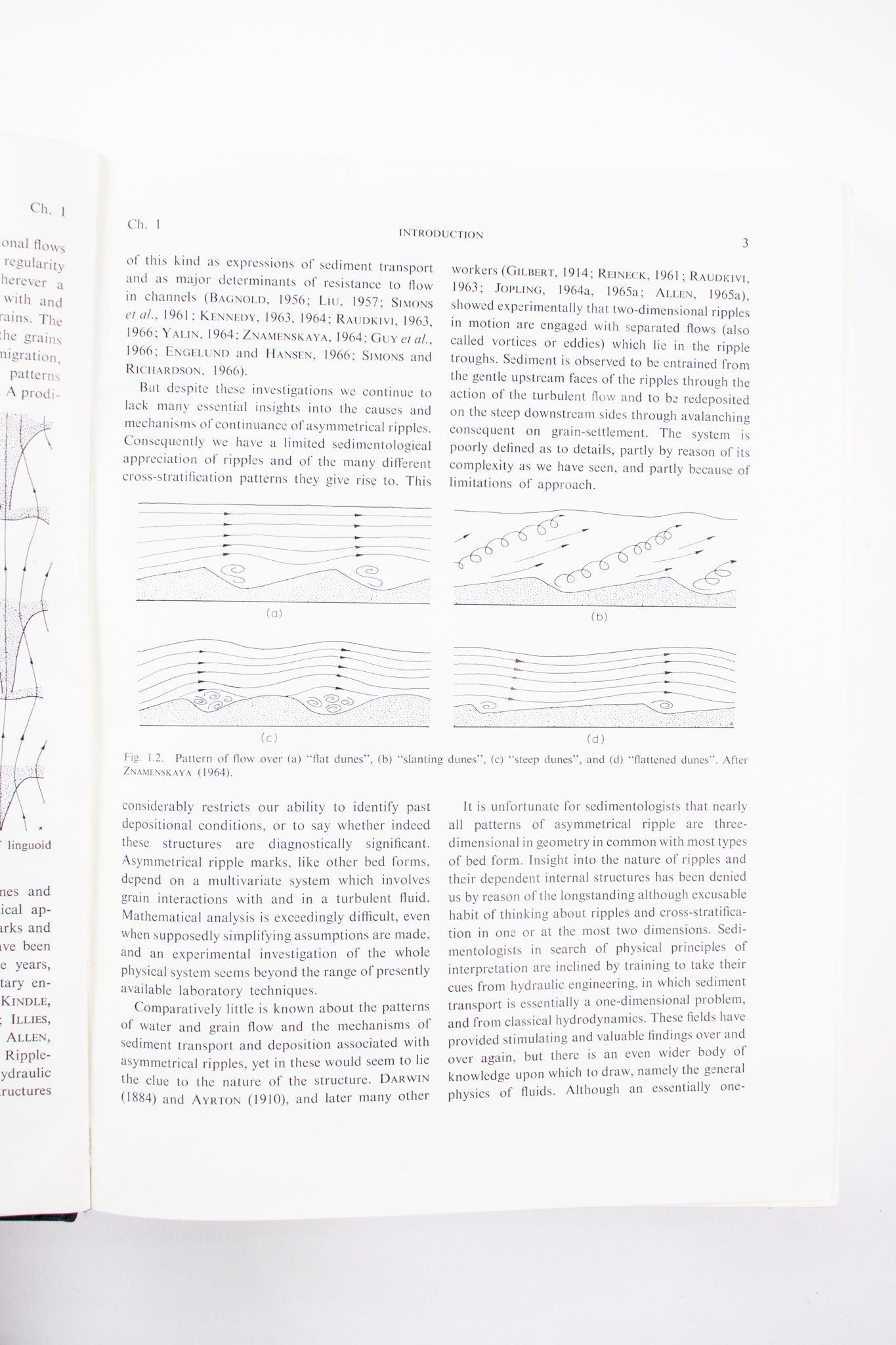 Current Ripples Their Relation to Patterns of Water and Sediment Motion