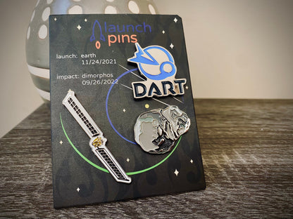 NASA DART Mission Enamel Pin Collection