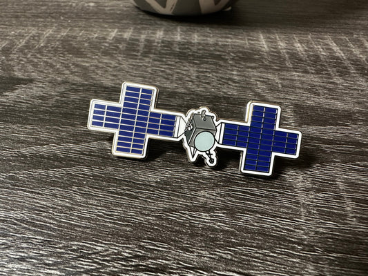 NASA Pysche Spacecraft Enamel Pin