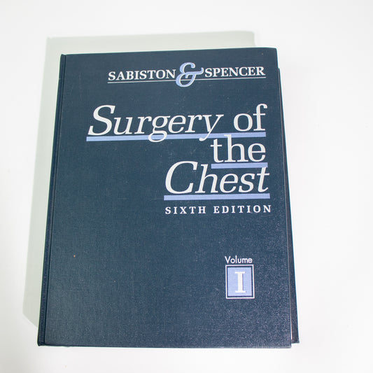 Surgery of the Chest, Sixth Edition, Volume I