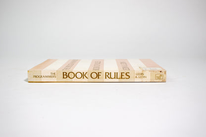 The Programmer's Book of Rules