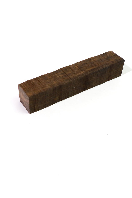 Wooden block on a white background