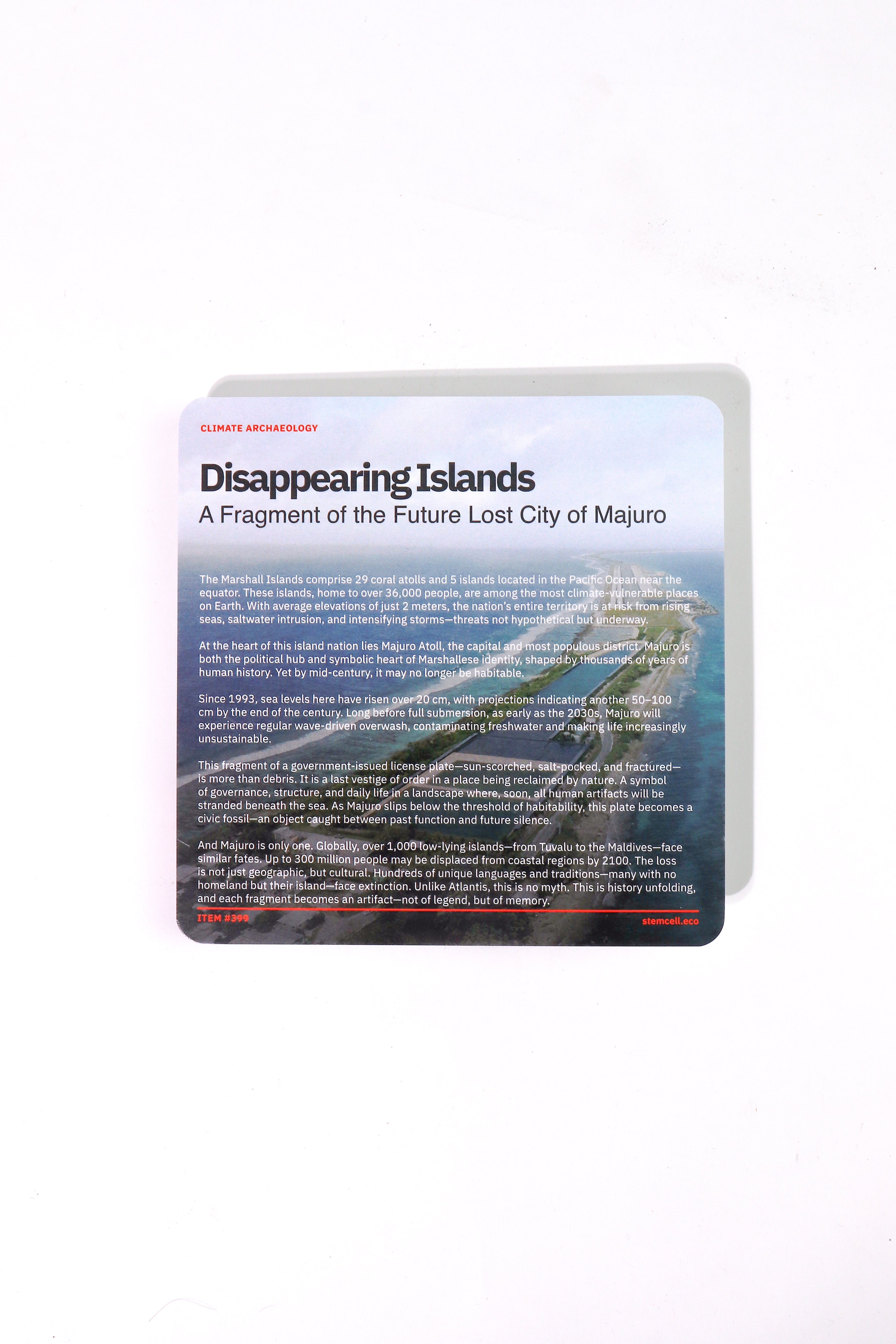 Disappearing Islands: Marshall Islands Artifact, Default Title at Stemcell Science Shop