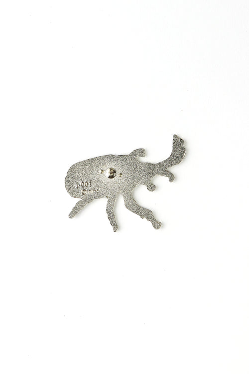 Japanese Rhinoceros Beetle Enamel Pin (Trypoxylus dichotomus), Default Title at Stemcell Science Shop