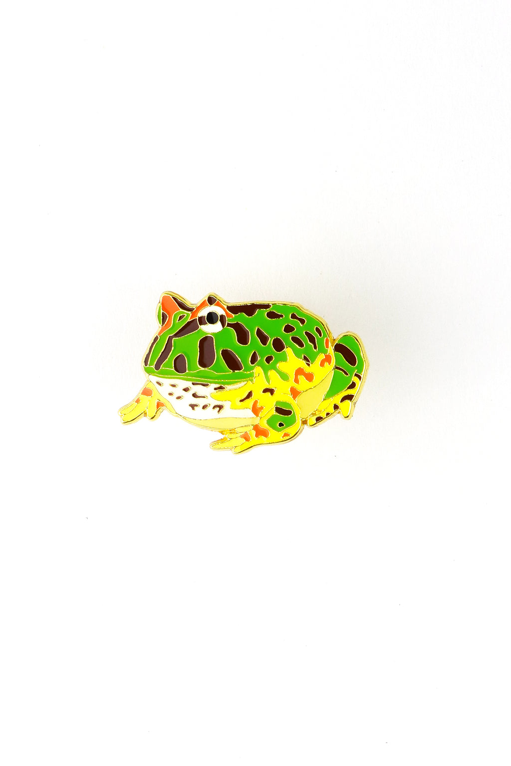 Surinam Horned Frog Enamel Pin (Ceratophrys cornuta), Default Title at Stemcell Science Shop