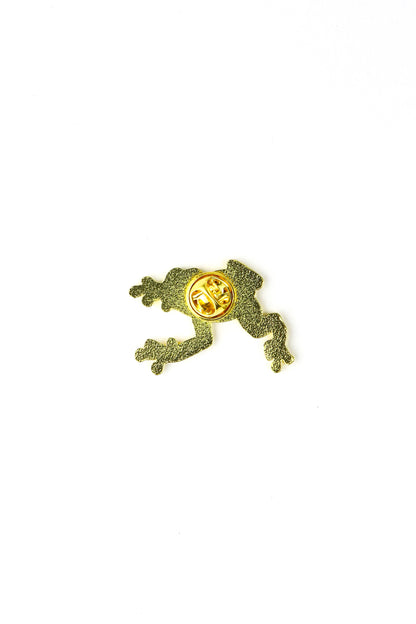 Bumblebee Poison Dart Frog Enamel Pin (Dendrobates leucomelas) - Stemcell Science Shop