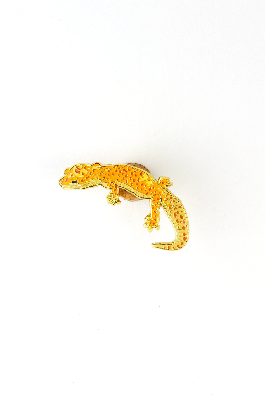 Leopard Gecko Enamel Pin (Eublepharis macularius), Default Title at Stemcell Science Shop