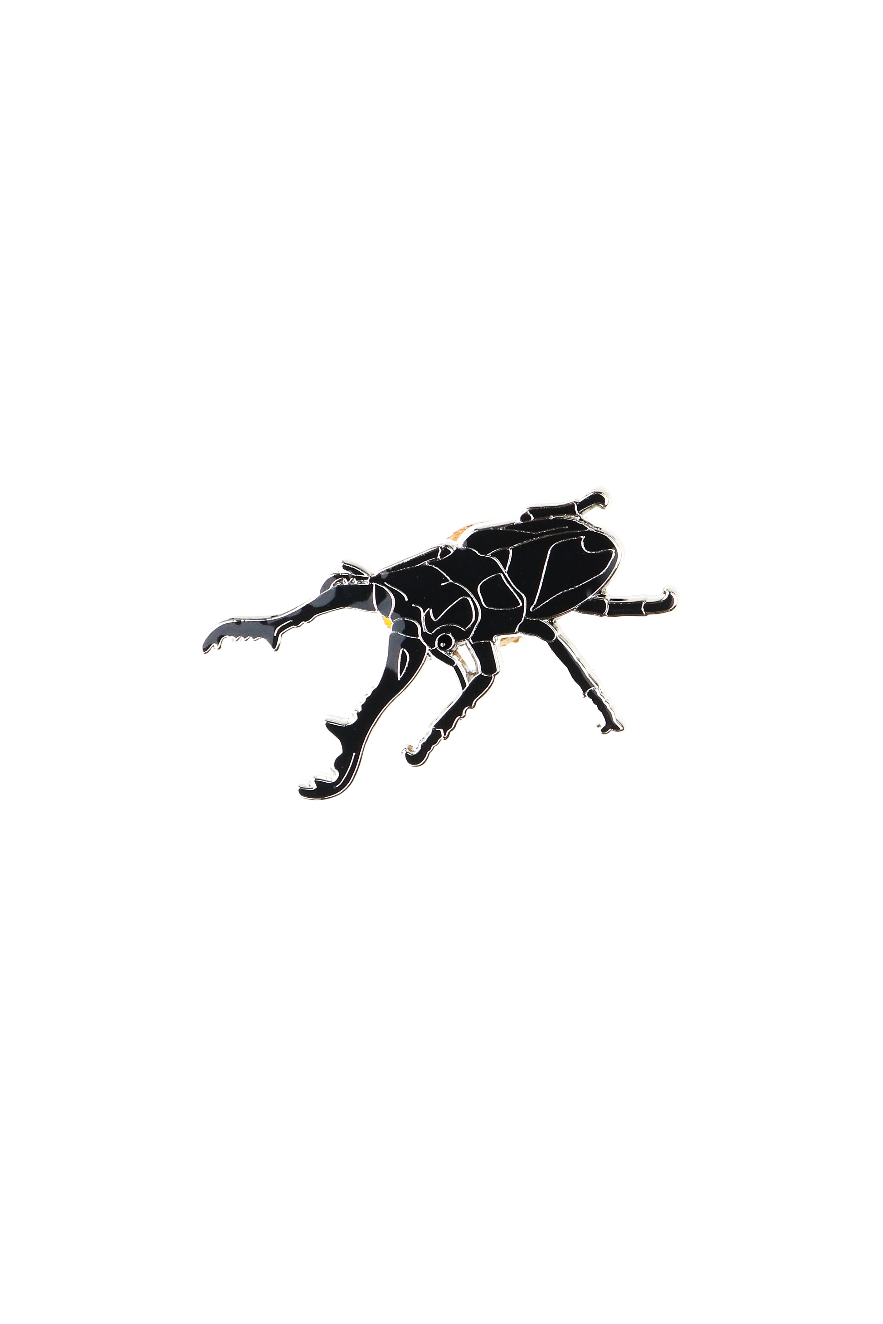 Giraffe Stag Beetle Enamel Pin (Prosopocoilus giraffa), Default Title at Stemcell Science Shop