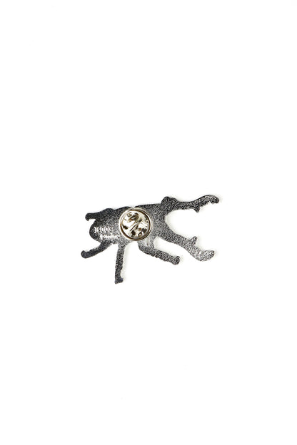 Giraffe Stag Beetle Enamel Pin (Prosopocoilus giraffa) - Stemcell Science Shop