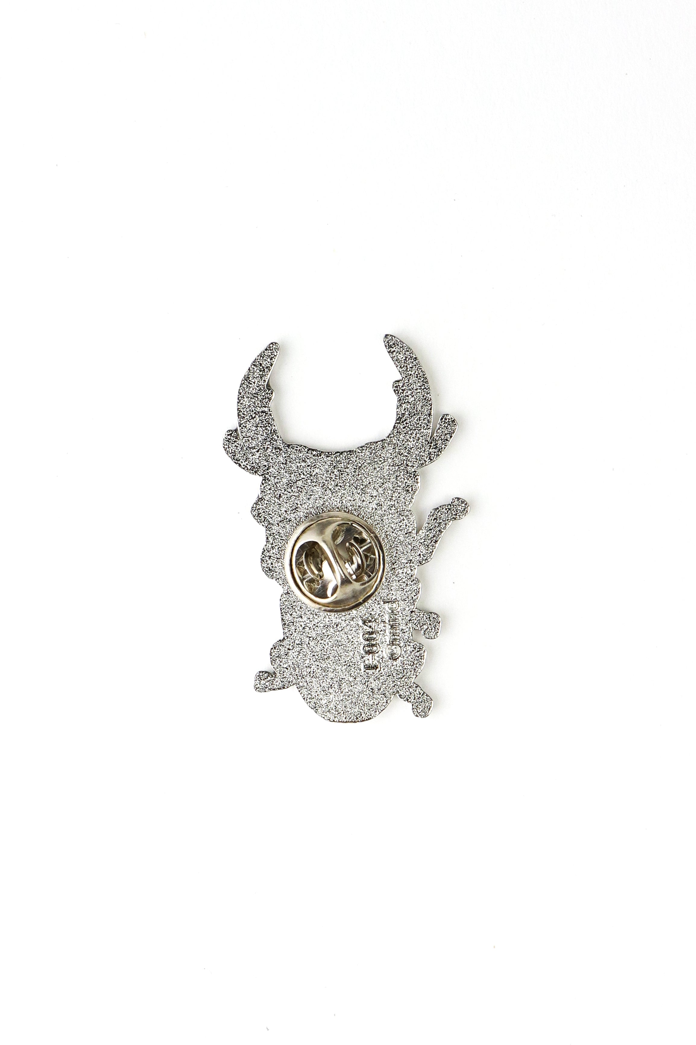 Japanese Stag Beetle Enamel Pin (Dorcus hopei binodulosus), Default Title at Stemcell Science Shop