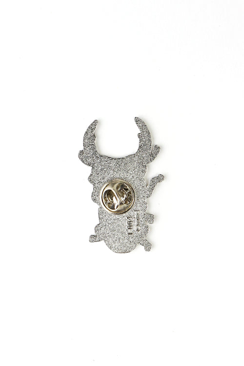Japanese Stag Beetle Enamel Pin (Dorcus hopei binodulosus), Default Title at Stemcell Science Shop