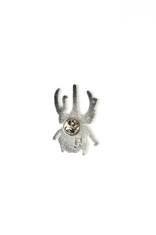 Chiron Beetle Enamel Pin (Chalcosoma chiron)