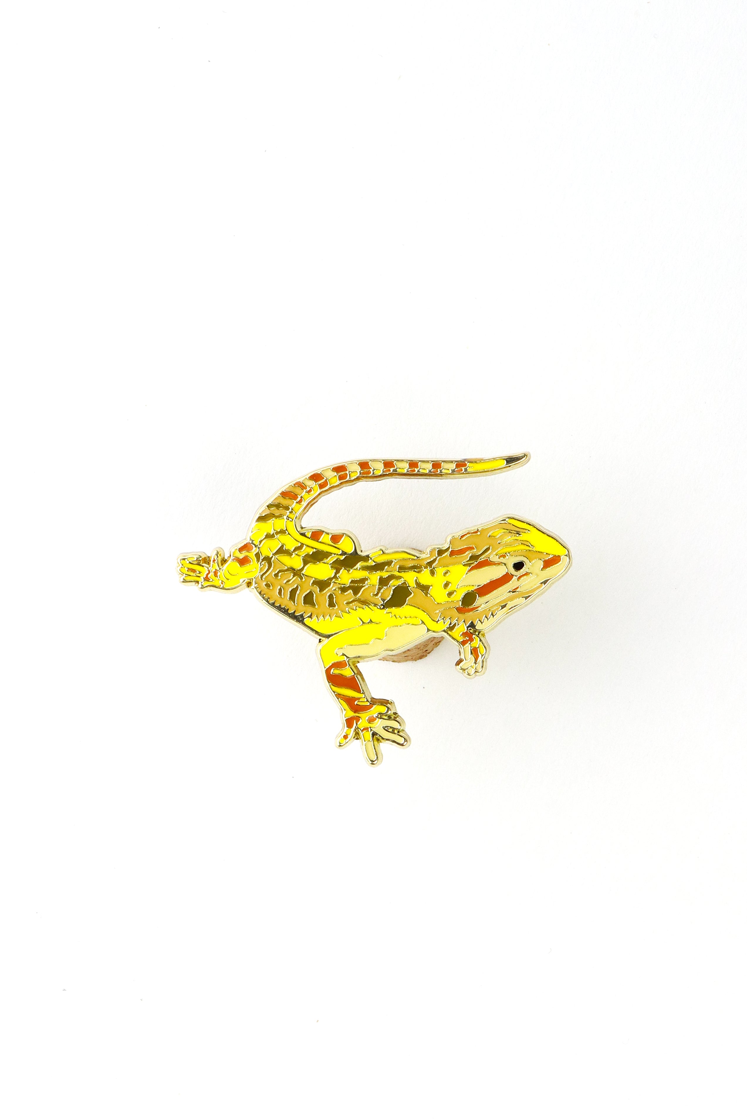 Bearded Dragon Enamel Pin (Pogona vitticeps), Default Title at Stemcell Science Shop