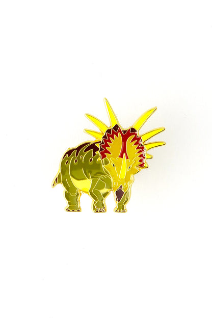 Styracosaurus Enamel Pin (Styracosaurus albertensis) - Stemcell Science Shop