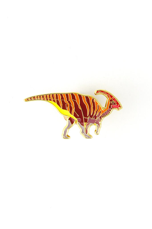 Parasaurolophus Enamel Pin (Parasaurolophus walkeri) - Stemcell Science Shop