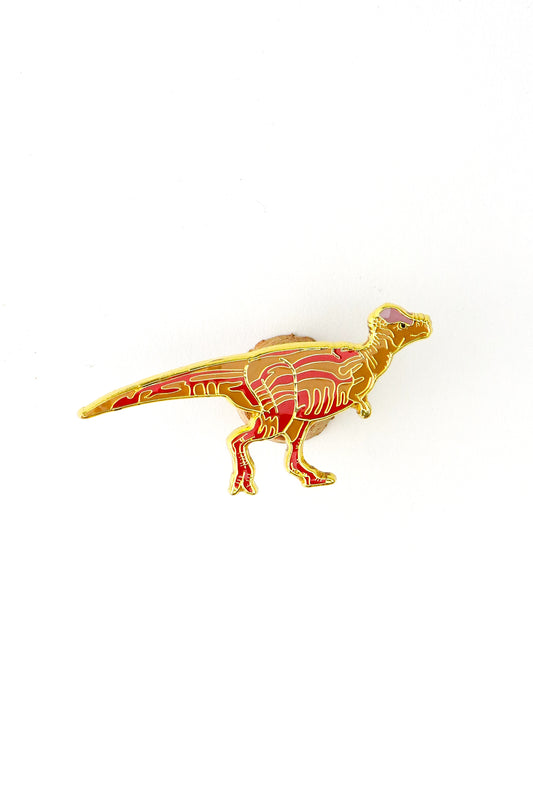Pachycephalosaurus Enamel Pin (Pachycephalosaurus wyomingensis) - Stemcell Science Shop