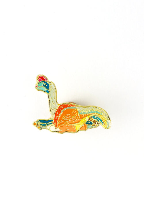 Oviraptor Enamel Pin (Oviraptor philoceratops), Default Title at Stemcell Science Shop