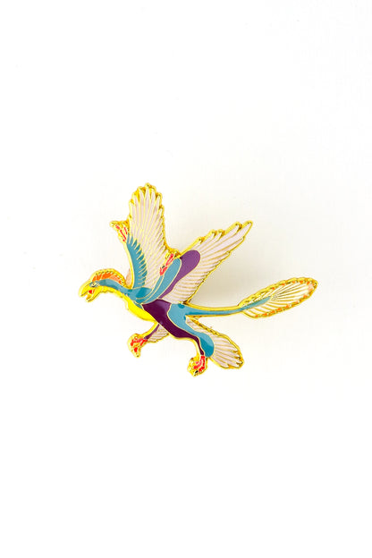 Microraptor Enamel Pin (Microraptor gui) - Stemcell Science Shop