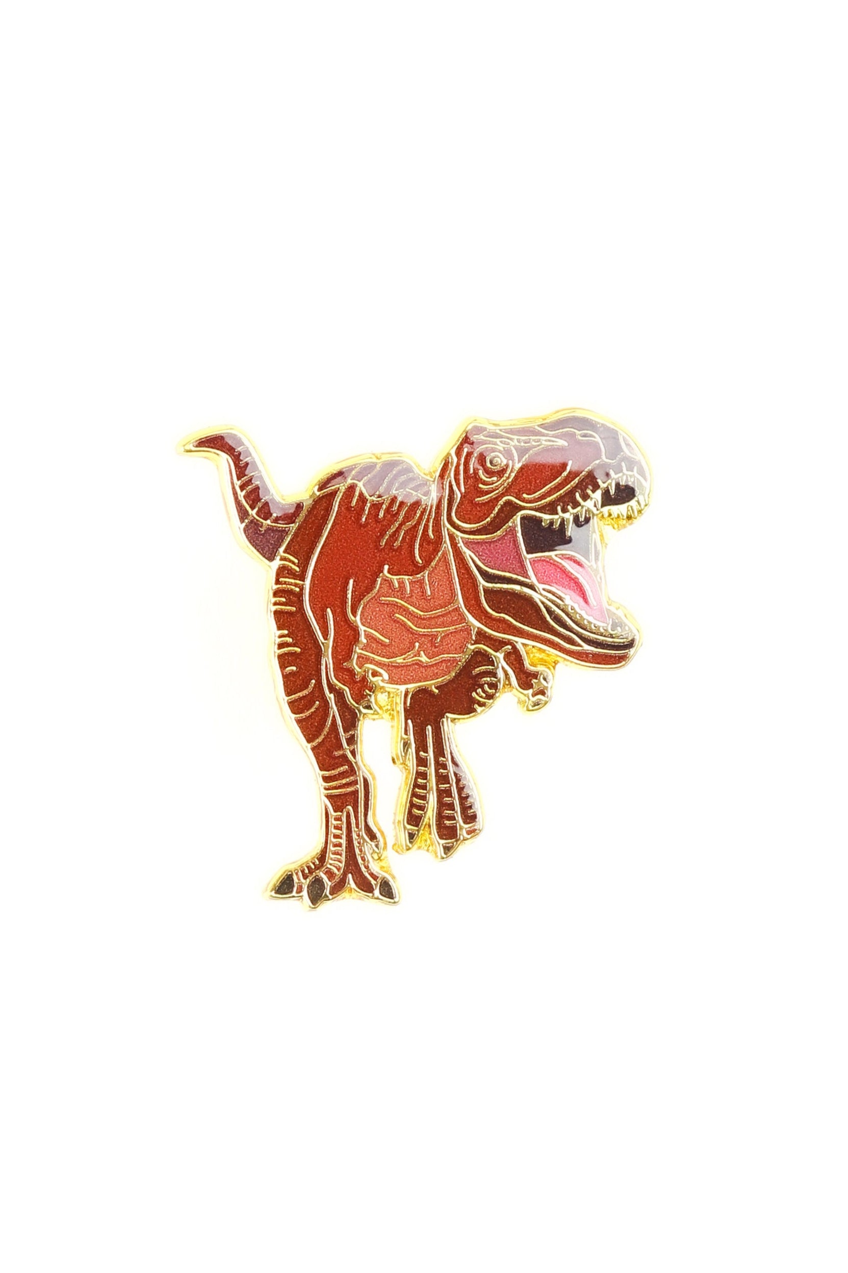 Dinosaur-shaped light on a white background