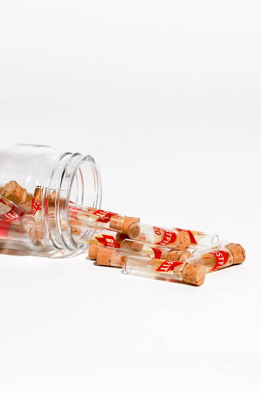 Tiny Vintage Test Tubes - Jar of 30